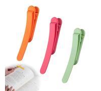 Strong Adsorption Ready to Read Silicone Bookmarks, Ready to Read Silicone Bookmarks, Magnetic Sprout Bookmark Set, Book Accessories for Women, Men (B)