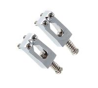 Strong alloy guitar bridge saddle for improved pitch stability electric and metal frame quick assembly heavy type metal saddle