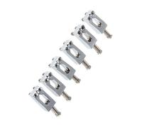 Strong alloy guitar bridge saddle for improved pitch stability electric and metal frame quick assembly heavy type metal saddle