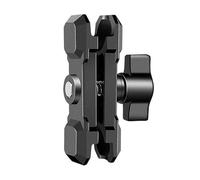 Strong Aluminum Alloy RAM Mount Double Socket Arm For 1-Inch Ball Mount Base Bike Motorcycle Mobile Phone Holders Mounting Base Holder