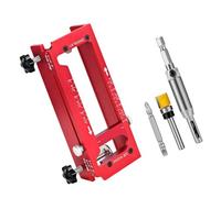 Strong Aluminum Hinge Alignment Jigs for Woodworking Projects Ensures Fast Accurate Hole Drilling on Door Upgrades Aluminum Hinge Door Hole Locator