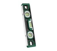 Strong Aluminum Levels with Protective Rubber End Caps Accurate Measuring Levels with Three Bubble for Enhances Durability Long