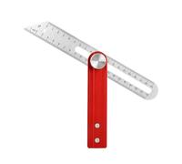 Strong Aluminum Multiple Angles Combination Square Ruler Corner Measuring Rule for Accuracy Woodworking & Construction Use Adjustable Locking Nut Corner Observer