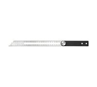 Strong Aluminum Multiple Angles Combination Square Ruler Corner Measuring Rule for Accuracy Woodworking & Construction Use Adjustable Locking Nut Corner Observer