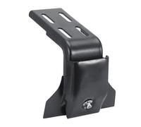 Strong Aluminum Roof Rack Mounting Clamps for High Top Vehicles 19-23cm Rain Gutter Attachment Easy Installation Black Aluminum Car Brackets