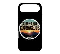 Strong And Courageous Bible Verse Quote Christian Joshua 1:9 Case for iPhone Air