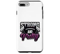 Strong And Pretty Female Bodybuilder Womens Weightlifting Case for iPhone 7 Plus/8 Plus