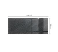 Strong and Safe Glass Hearth Plate Mat Natural Stone Texture Square Rectangular