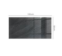 Strong and Safe Glass Hearth Plate Mat Natural Stone Texture Square Rectangular
