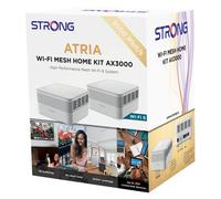 STRONG ATRIA AX3000 Mesh Wi-Fi 6 System: Coverage up to 3,300sq.ft, Connects 170 Devices, 3 Gigabit Ports/Node, Enhanced Performance with 160 MHz Channels, App Control, Simple Setup (2 Packs)