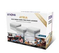 Strong MESHTRIAX3000UK mesh wi-fi system Dual-band (2.4 GHz / 5 GHz) Wi-Fi 6 (802.11ax) White 3 Internal