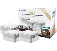 Strong MESHTRIAX3000UK mesh wi-fi system Dual-band (2.4 GHz / 5 GHz) Wi-Fi 6 (802.11ax) White 3 Internal
