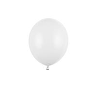 Strong Balloons 30Cm Pastel Pure White 100Pcs Partydeco Best