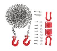 Strong Bearing, 1/18 Scale Tow Oks Ftx Kanyon Running Gear Lightweight And Portable, User-Friendly Installation Car Tow Hook Chain Set, U Shaped Pull, 1/10 Crawler Oks, 1/14 For Trailers With