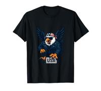 Strong Biker Eagle of Courage and Pride T-Shirt