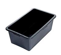 Strong Black Mixing Mortar Container 40/60/80 or 90 Liters Tub Very Robust Plastic Plasterers Builders Bucket Caste Flower Pot (40 L Container)