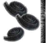 Strong Black Moss Leaf Drain Down Pipe 4m x 100mm Gutter Cleaning Unblocking Brush Tool (4)