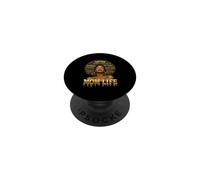 Strong Black Woman Affirmations Mom Life Melanin Queen Power PopSockets Adhesive PopGrip