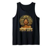 Strong Black Woman Affirmations Mom Life Melanin Queen Power Tank Top