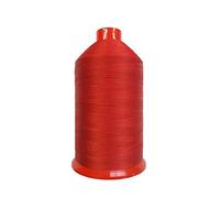 Strong Bonded Nylon Sewing Thread - 60s - Rot Proof - Red - Large 5000m Spool