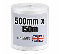 Strong Bubble Wrap for Moving House - Premium Roll 500mm x 150m | Essentials Protecting Packing Wrap Material for Removals, Home Move, Office & Industrial