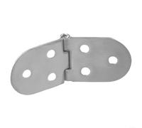 Strong Cabinet Hinge for Folding Table Use Provides Stability When Extended and Lies Flat When Closed Resistant Finish