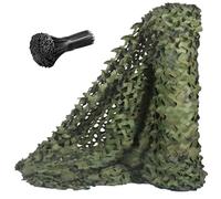 Strong Camouflage Net Camping Outdoor Camo Netting 1.5 X 2m 2 X 3.0m 4 X 6m 7 X 9m Bulk Roll Deco Mesh Burlap For Party Decoration, Shooting, Hunting Blind(W4xH4.0m)