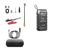 Strong Car Jumpstarter and Tire Fan 150PSI Air Compressor 10000mAh Mobile Power Institution for Automobiles Transportable Tire Inflator with Crisis Power