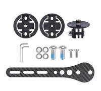 Strong Carbon Fibre Bike Mount Lightweight Adjustable Easy Installs Not Damage for Locate Devices Lig Strong Carbon Fiber Cycling