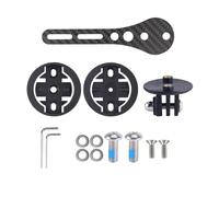 Strong Carbon Fibre Bike Mount Lightweight Adjustable Easy Installs Not Damage for Locate Devices Lig Strong Carbon Fiber Cycling