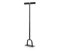 Strong Carbon Steel Yard Piercer with Identity Resetting Springs for Effortless Soil Conditioning and Growth Revitalization Heavy Duty Grass Aerator