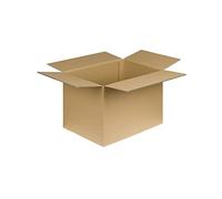 Strong Cardboard Storage Boxes for Posting Small & Large Parcels ━ Moving Bulk Gifts, Single Wall Eco Friendly Shipping Cartons, Corrugated Boxes (18x12x10 ━ 457x305x254mm, Pack of 5)