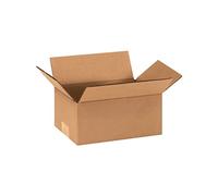 Strong Cardboard Storage Boxes for Posting Small & Large Parcels ━ Moving Bulk Gifts, Single Wall Eco Friendly Shipping Cartons, Corrugated Boxes (9x6x4 ━ 229x152x102mm, Pack of 10)