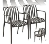 Strong Chairs Plastic Patio Garden Outdoor Home Partying Stacking Camping Low