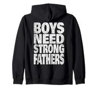 Strong Christian Father Traditional American Values Heritage Zip Hoodie