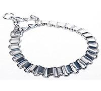 Strong Chrome Semi-choke Dog Collar, Durable Metal Chain Links