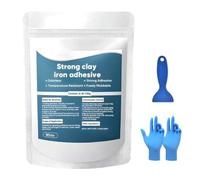 Strong Clay Iron Adhesive, High-strength Multi-purpose Repair Clay, Steel Reinforced Epoxy Putty, All Purpose Strong lay Iron Adhesive for Bonding Plastic Metal Ceramic Wood Tile Glass (100g)