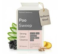 Strong Colon Cleanse Detox - Fast Acting Natural Laxative for Constipation Relief in Adults - Natural Stool Softener with Aloe Vera & Fibre for Regular Bowel Movements - 90 Vegan Capsules