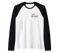 Strong, Courageous, Do Not Be Afraid, JNF, Christian Raglan Baseball Tee