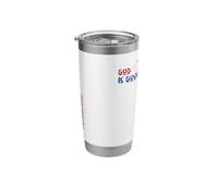 Strong, Courageous, Do Not Be Afraid, JNF, Christian Stainless Steel Insulated Tumbler