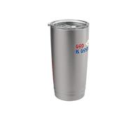 Strong, Courageous, Do Not Be Afraid, JNF, Christian Stainless Steel Insulated Tumbler