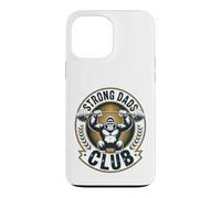 Strong Dads Club Fathers Day Weightlifting Gym Exercise Case for iPhone 13 Pro Max
