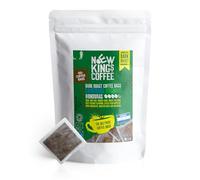 Strong Dark Roast Coffee Bags - Pack of 80 - Fairtrade Organic Honduran Coffee Bags - New Kings Coffee Honduras - Strength 5-100% Arabica - Brew Like Tea Bag
