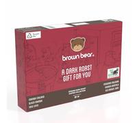 Strong Dark Roast Espresso Coffee Beans Taster Set For Coffee Lovers - Coffee Gift Set - 6 Brown Bear Blends In 1 Selection Pack - Thank You Gift For Men and Women - Strength 5 Brown Bear