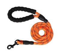 Strong Dog Leash Pet Leashes For Big Small Medium Large Dog Leash Drag Pull Tow Golden Retriever(Orange,120cm)