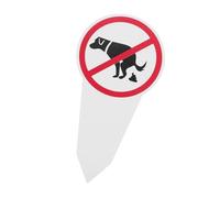 Strong Dog Walking Alert Board Two Partial Observability Thin Substance Reserves Footpaths Two Partial Grass Warning Board