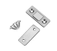 Strong Door Catch Thin Hidden Cabinet Catch for Door Cabinet Cupboard Furniture Hardware Stoppers Wall Protector