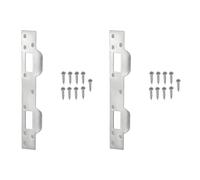 Strong Double Hole Hit Plate Metal Door Hook Strengthening Tool Complimentary Arrange Everyone Door Varieties Against Oxidation Security Secure