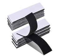 Strong Double Sided Tape Heavy Duty 40 Pcs,No More Nails Picture Hanging Strips,Water Proof Adhesive Tape for Outdoor Household Mounting ,for Walls,Floor, Plastics, Glasses, Metals (3x10cm, black)