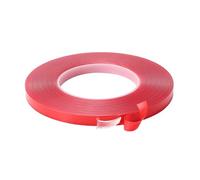 Strong Double Sided Tape Heavy Duty, Red Sided Tape, Removable Residue-Free, Multifunctional Strong Adhesive Tape Length 5m Width 1.5cm, for Paste LED Strip, Home Wall Mount Photo Mounting, Office Dec